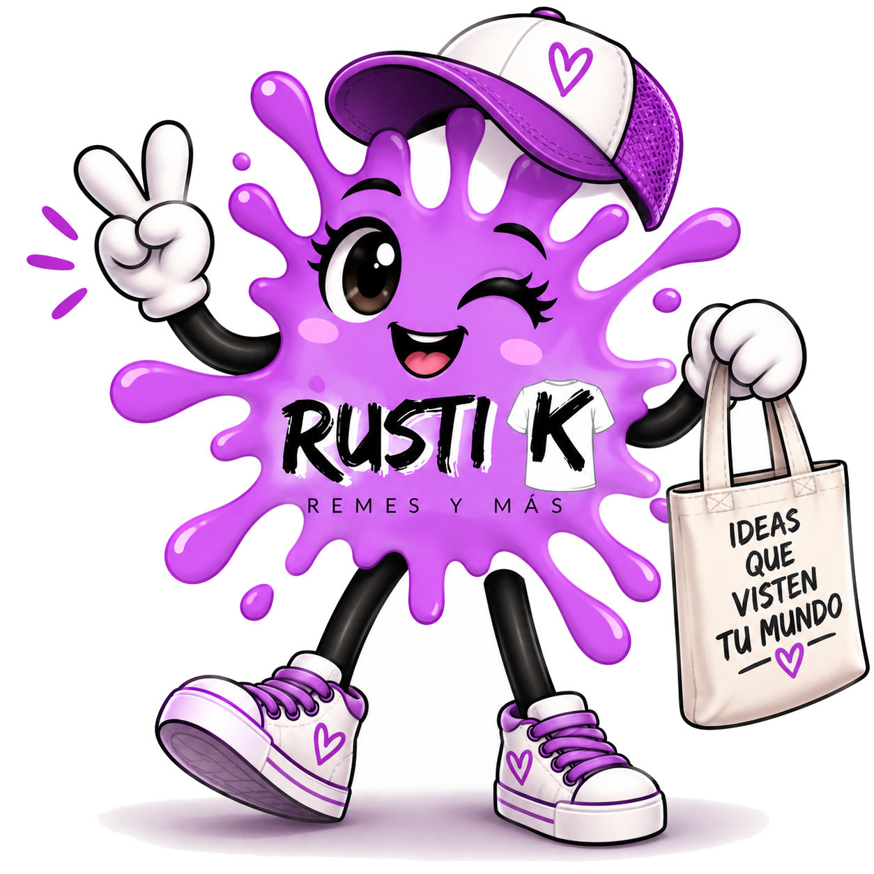 Mascota de Rusti K Remeras